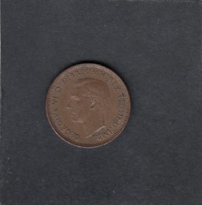 Beschrijving: 1 Farthing  GEORGIUS VI  